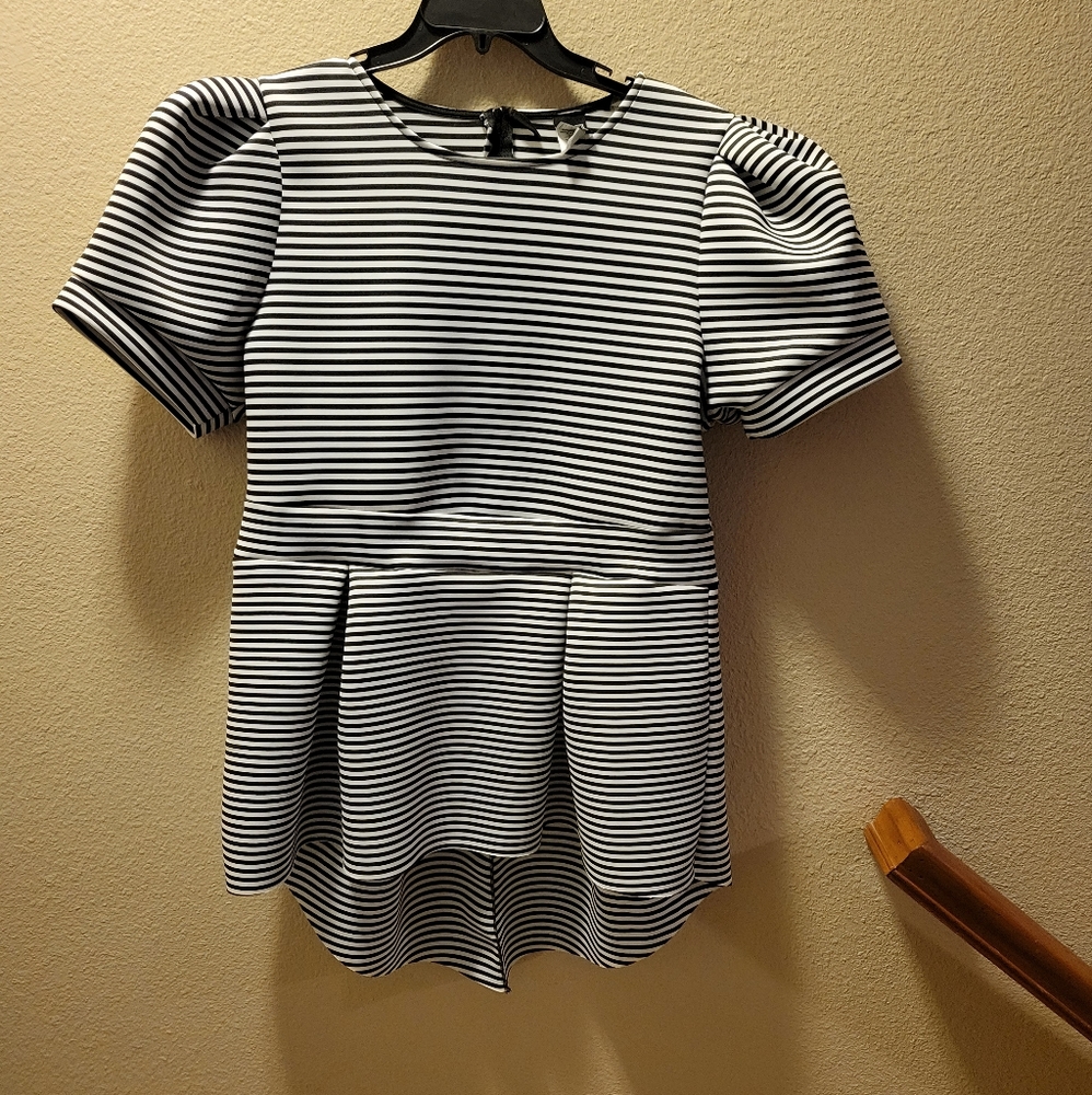High-lo peplum